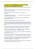 UTA INSY 2303 COMPREHENSIVE EXAM 2025&sol;2026 QUESTIONS AND ANSWERS GRADED A&plus;