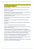 UTA INSY 2303 EVALUATION EXAM 2025&sol;2026 QUESTIONS AND ANSWERS GRADED A&plus;