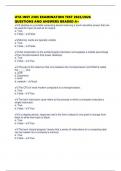 UTA INSY 2303 EXAMINATION TEST 2025&sol;2026 QUESTIONS AND ANSWERS GRADED A&plus;