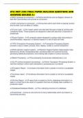 UTA INSY 2303 FINAL PAPER 2025&sol;2026 QUESTIONS AND ANSWERS GRADED A&plus;