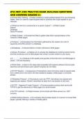 UTA INSY 2303 PRACTICE EXAM 2025&sol;2026 QUESTIONS AND ANSWERS GRADED A&plus;