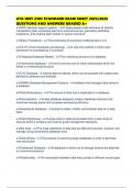 UTA INSY 2303 STANDARD EXAM SHEET 2025&sol;2026 QUESTIONS AND ANSWERS GRADED A&plus;