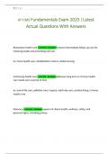 ATI CMS Fundamentals Exam 2025 &vert;Latest Actual Questions With Answers
