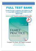 Test Bank - Family Practice Guidelines 6th Edition by Jill C&period; Cash&comma; &lpar;All Chapters 1-23&rpar;