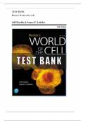 Becker&rsquo;s World of the Cell &ndash; Test Bank &lpar;10th Edition&comma; Hardin&rpar; &vert; All Chapters &vert; Extensive Multiple-Choice Question Bank with Answers&period;A&plus; solutions&period;