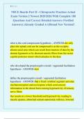 NBCE Boards Part II - Chiropractic Practices Actual  Exam Version 2 Newest 2025&sol;2026 With Complete 100  Questions And Correct Detailed Answers &lpar;Verified  Answers&rpar; &vert;Already Graded A&plus;&vert;&vert;Brand New Version&excl;&excl; 