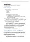 Sociologie samenvatting hoofdstuk 7 