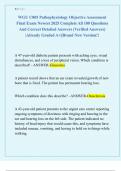 WGU C805 Pathophysiology Objective Assessment Final Exam Bundle Newest 2025 Complete All Questions And Correct Detailed Answers &lpar;Verified Answers&rpar; &vert;Already Graded A&plus;&vert;&vert;Brand New Version&excl;&excl;