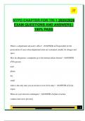 NYPD CHAPTER FOR TRI 1 2025&sol;2026  EXAM QUESTIONS AND ANSWERS &vert;  100&percnt; PASS