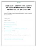 NR222 EXAM 1 & 2 STUDY GUIDE ALL WITH 480 QUESTIONS AND CORRECT DETAILED SOLUTIONS JUST RELEASED THIS YEAR