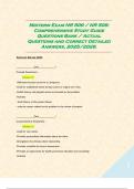 Midterm Exam NR 509 &sol; NR 509&colon; Comprehensive Study Guide Questions Bank &sol; Actual Questions and Correct Detailed Answers&comma; 2025&sol;2026&period;  