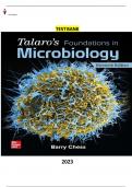 COMPLETE ElaboratedTestBankForTalaro'sFoundations inMicrobiolog y11thEditionBarryChess2023  