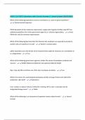 MSSC CLA TEST&vert; Questions with Correct Answers &vert; Latest Update &lpar;2025&sol;2026&rpar;