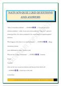NATS 1670 QUIZ 3 2025 QUESTIONS AND ANSWERS