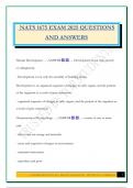 NATS 1675 EXAM 2025 QUESTIONS AND ANSWERS