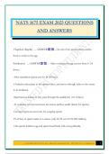 NATS 1675 EXAM 2025 QUESTIONS AND ANSWERS