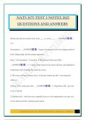 NATS 1675 TEST 3 NOTES 2025 QUESTIONS AND ANSWERS