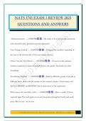 NATS 1745 EXAM 1 REVIEW 2025 QUESTIONS AND ANSWERS