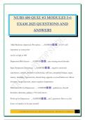 NURS 600 QUIZ &num;3 MODULES 5-6 EXAM 2025 QUESTIONS AND ANSWERS