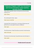 Caduceus Chapter 3 Self Test Questions  and Correct Answers&sol; Latest Update &sol;  Already Graded
