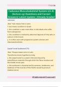 Caduceus Musculoskeletal System &lpar;ch&period;6&rpar;  &lpar;lecture 23&rpar; Questions and Correct  Answers&sol; Latest Update &sol; Already Graded