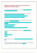  Red Cross LGI Questions and Answers &ndash; Latest 2025&sol;2026 Version &ndash; Correct and Verified