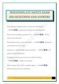 WISCONSIN ATV Exam Bundle 2025 &vert;Questions and Answers&vert; 100&percnt; Solved