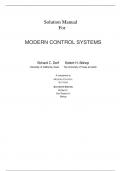 Solution Manual For A companion to Modren Control System 11th Edition by Richard C&period; Dorf Robert H&period; Bishop Chapter 1-13