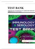 Immunology and Serology in Laboratory Medicine 7th Edition - Test Bank by Mary Louise Turgeon