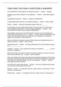 TAMU ANSC 333 EXAM 4 QUESTIONS & ANSWERS
