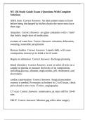 NU136&sol; NU 136 Galen College Of Nursing -NU 136 Study Guide Exam 4 Questions With Complete Solutions&period;