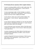 NU136&sol; NU 136 Galen College Of Nursing -NU136 Kahoot Review Questions With Complete Solutions&period;