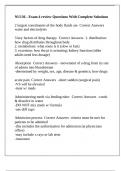 NU136&sol; NU 136 Galen College Of Nursing -NU136 - Exam 4 review Questions With Complete Solutions