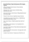 NU136&sol; NU 136 Galen College Of Nursing -NU 136 Final Exam 5 Study Guide Questions With Complete Solutions&period;