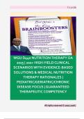 WGU D440  &vert;NUTRITION THERAPY OA &vert; 2025 &vert; 200&plus; HIGH-YIELD CLINICAL SCENARIOS WITH EVIDENCE-BASED SOLUTIONS & MEDICAL NUTRITION THERAPY RATIONALES &vert; PEDIATRIC&sol;GERIATRIC&sol;CHRONIC DISEASE FOCUS &vert; GUARANTEED THERAPEUTIC COMPETENCY &vert; GUARANTEED SUCCESS