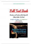 Test Bank - Structure and Function Of The Body 16th Edition Author&colon;Kevin T&period; Patton&comma;Thompson&comma;Williamson All Chapters&lbrack;1-22&rsqb; With Verified Questions And Answers 100&percnt;Complete A&plus; Guide Newest Version