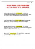 NCCAP EXAM 2025 BRAND NEW  ACTUAL EXAM WITH ANSWERS&period;