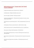 DMI Certification Exam &colon; Complete Q&A with Verified  Solutions-2025&sol;2026 