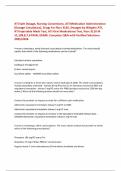 ATI Safe Dosage&comma; Nursing Conversions&comma; ATI Medication Administration  &lpar;Dosage Calculation&rpar;&comma; Drugs for Nurs 3110&comma; Dosages by Weights ATI&comma;  ATI Injectable Meds Test&comma; ATI Oral Medications Test&comma; Nurs 3110 M  11&comma;109&comma;8&comma;7&comma;6 FINAL EXAM&colon; Complete Q&A with Verified 