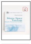 Metric Space Topology&colon; Examples&comma; Exercises and Solutions &lpar;Cheung&comma; 2024&rpar;