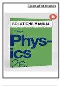 Student Solutions Guide for College Physics &ndash; 2nd Edition &lpar;OpenStax&comma; 2022&rpar; &ndash; Covers All 34 Chapters