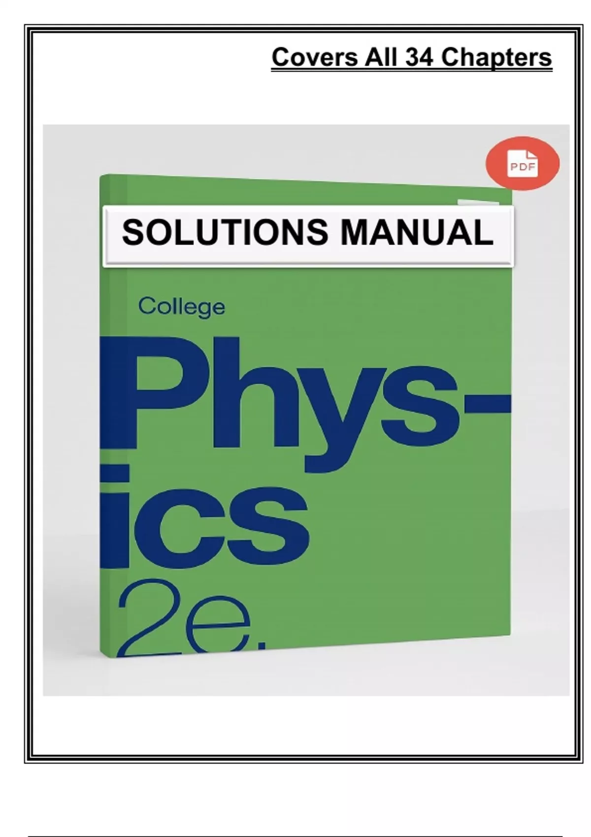 Student Solutions Guide for College Physics - 2nd Edition (OpenStax ...