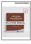 Solutions Manual for A First Course in Integral Equations &ndash; 2nd Edition &lpar;Abdul-Majid Wazwaz&comma; 2015&rpar;