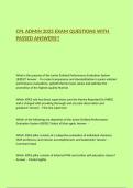 CPL ADMIN 2025 EXAM QUESTIONS WITH PASSED ANSWERS&excl;&excl;