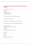 Package deal >> Ellis Lifeguard Exams With Complete Solutions 2025&sol;2026