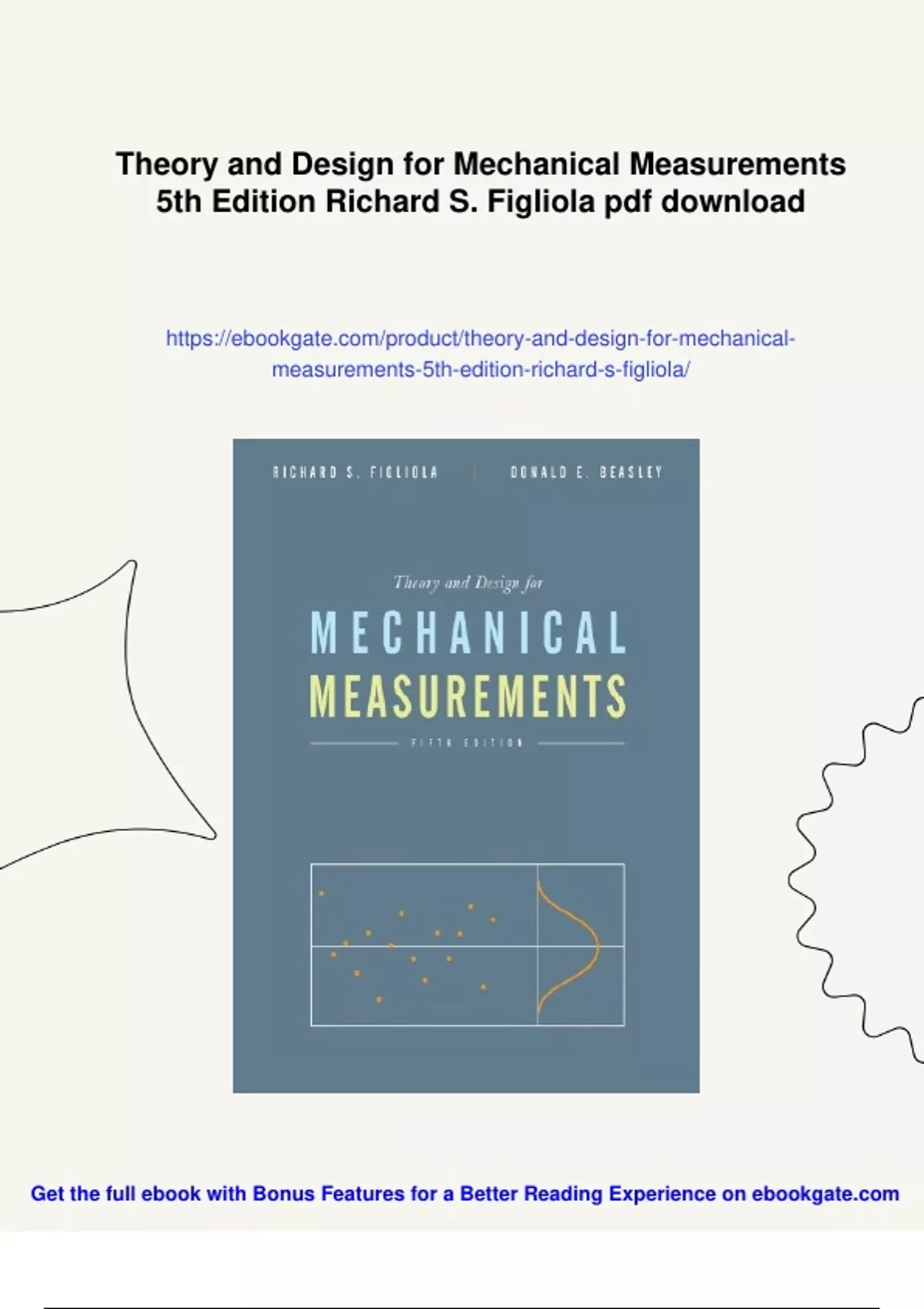 Summary Theory and Design for Mechanical Measurements 5th Edition Richard S. Figliola - Digital ...