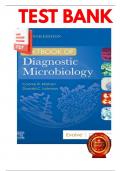 TEST BANK For Textbook Of Diagnostic Microbiology&comma; 7th Edition By Connie R&period; Mahon&comma; Verified Chapters 1 - 41&comma; Complete Newest Version