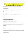 BIO 1001 EXAM 3 QUESTIONS AND 100&percnt; VERIFIED CORRECT ANSWERS&excl;&excl;
