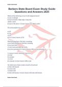 Barbers State Board Exam Study Guide Questions and Answers 2025