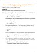 Test Bank For Fundamentals of Nursing Thinking Doing and Caring 4th Edition Volume 2 by Ph&period;D&period; Wilkinson&comma; Judith M&comma; RN Treas&comma; Leslie S&comma; Barnett&comma; Karen L&comma; Smith&comma; Mable H&period;